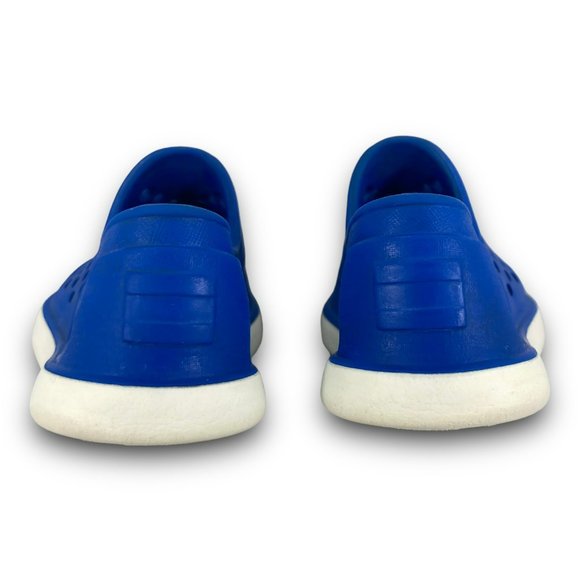 Toms Romper Perforated Sneakers 10010624 Low Top Slip On Blue White Toddler 7 - Picture 6 of 10
